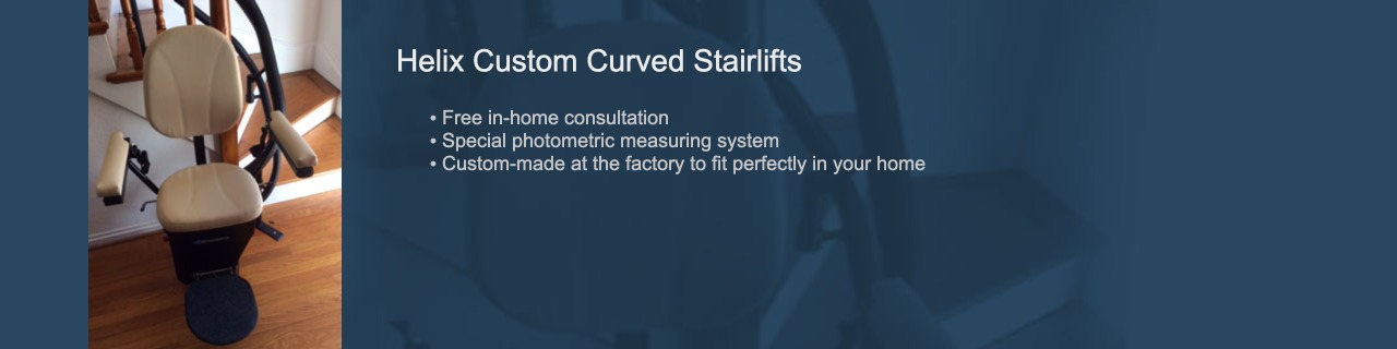 Curved stairlifts by Merrett Stairlifts in St. Louis